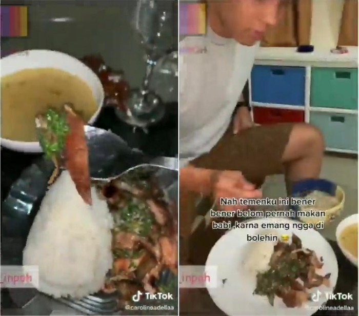 Prank Teman Makan Daging Babi, Wanita Ini Dihujat Netizen