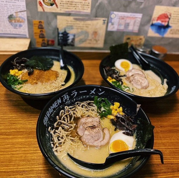 Sai Ramen/instagram.com/sai.ramen Sai Ramen memiliki banyak varian menu mulai dari original hingga blackgarlic/instagram.com/sai.ramen