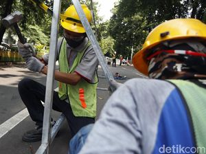 Sempat Molor, Penataan PKL Higienis di Jalan Raden Fatah Mulai Dikerjakan