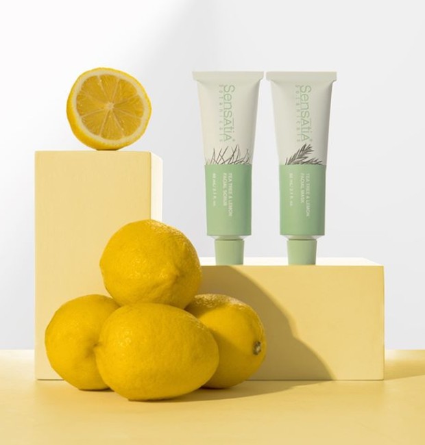 SENSATIA BOTANICALS Tea Tree & Lemon Facial Mask/Foto : instagram.com/sensatiabotanicals SENSATIA BOTANICALS Tea Tree & Lemon Facial Mask