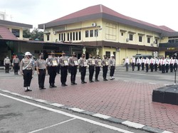Terlibat Kasus Narkoba-Desersi, 8 Polisi di Medan Dipecat
