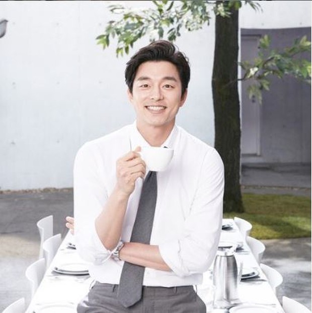 (Foto: instagram.com/gongyoo7010) Goo Yoo Ahjussi yang punya lesung pipi