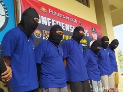 Ini Tampang Gerombolan Perampok yang Viral Ditangkap di Tengah Jalan