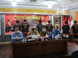 Polres Kobar Musnahkan Barang Bukti Narkoba Senilai Rp 336 Juta