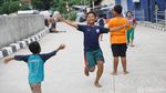 Stadion Dadakan Anak-anak Bukit Duri di Jalan Inspeksi Ciliwung