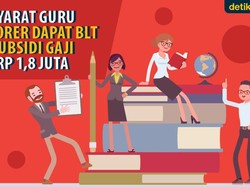 Lengkap! Syarat Dapat BLT Gaji Rp 1,8 Juta buat Guru Honorer
