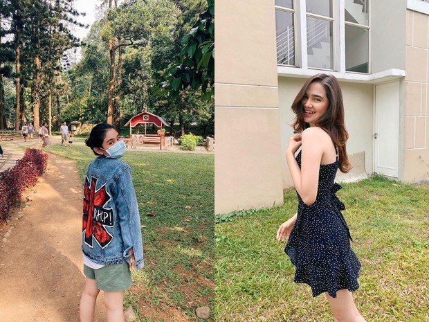 Syifa dan Tissa/instagram.com/tissabiani Syifa Hadju dan Tissa Biani adu gaya saling membalik badan/instagram.com/tissabiani/syifahadjureal