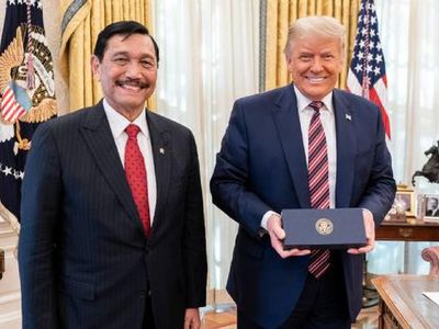 Potret Luhut saat Bertemu Trump di Gedung Putih