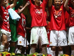 CR7 pernah lima kali juara Liga Champions. Yang pertama diraihnya di MU pada 2008. (Foto: (Getty Images)