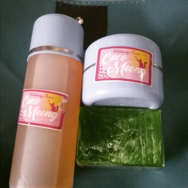 Cuco Meong  menawarkan berbagai item produk memutihkan kulit/shoope.co.id