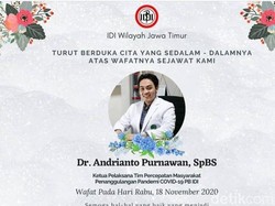 Dokter Bedah Saraf di Surabaya Meninggal Positif COVID-19 Tanpa Komorbid