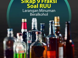 Kuot Politik: Sikap 9 Fraksi Soal RUU Larangan Minuman Beralkohol
