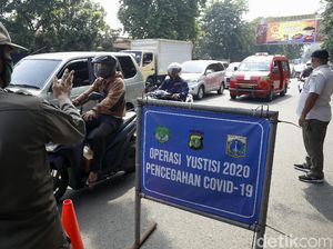Operasi Yustisi COVID-19 DKI: 1 Juta Pelanggaran, Denda Capai Rp 1,6 M