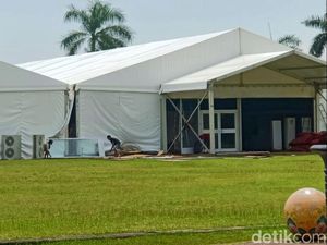 Habib Luthfi Tunda Maulid Akbar di Pekalongan, Panitia Bongkar Tenda Habib Luthfi Tunda Maulid Akbar di Pekalongan, Panitia Bongkar Tenda