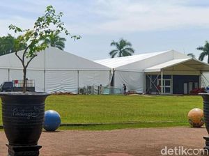 Acara Maulid Akbar di Pekolangan Ditunda, Panitia Bongkar Tenda Acara Maulid Akbar di Pekolangan Ditunda, Panitia Bongkar Tenda