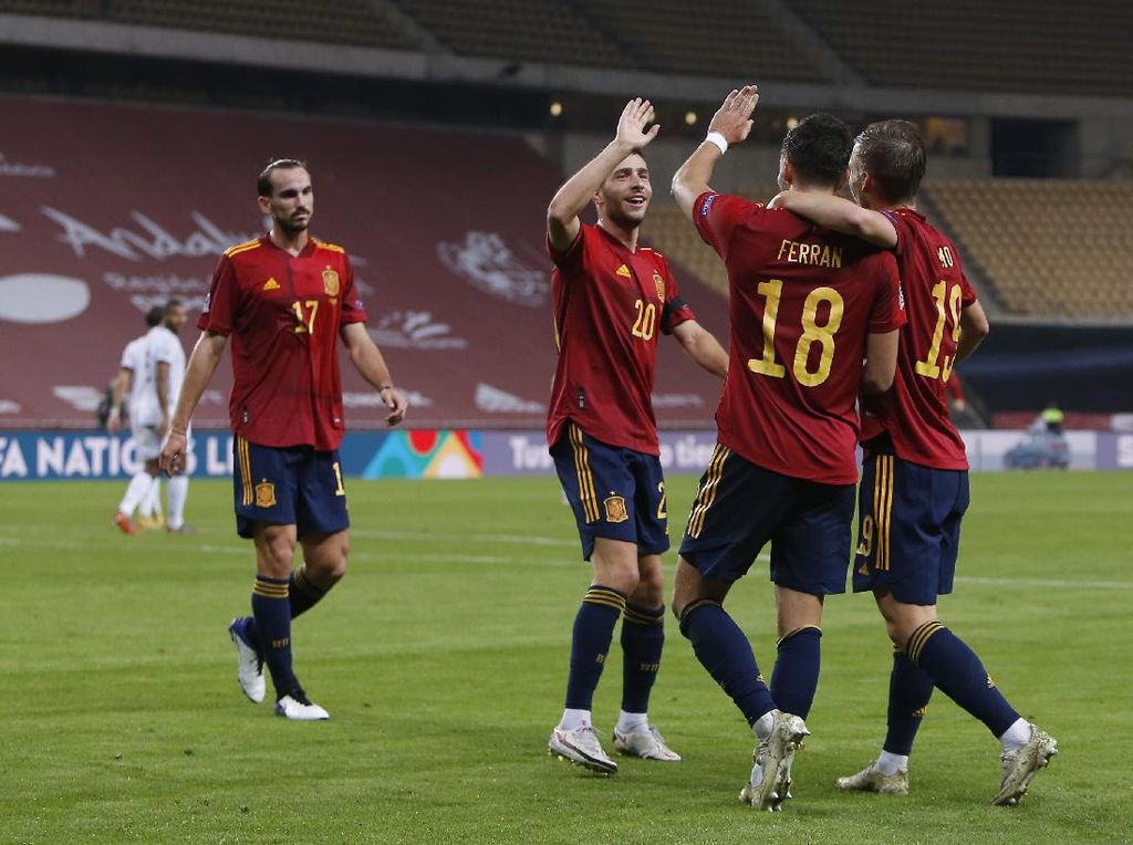 Spanyol Hajar Jerman 6-0 dan Pijak Semifinal UEFA Nations League