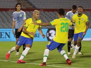 Uruguay Vs Brasil: Selecao Menang 2-0, Cavani Kartu Merah