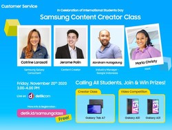 Mau Jadi Content Creator? Ikuti Webinar Samsung, Ada Hadiah Menarik!