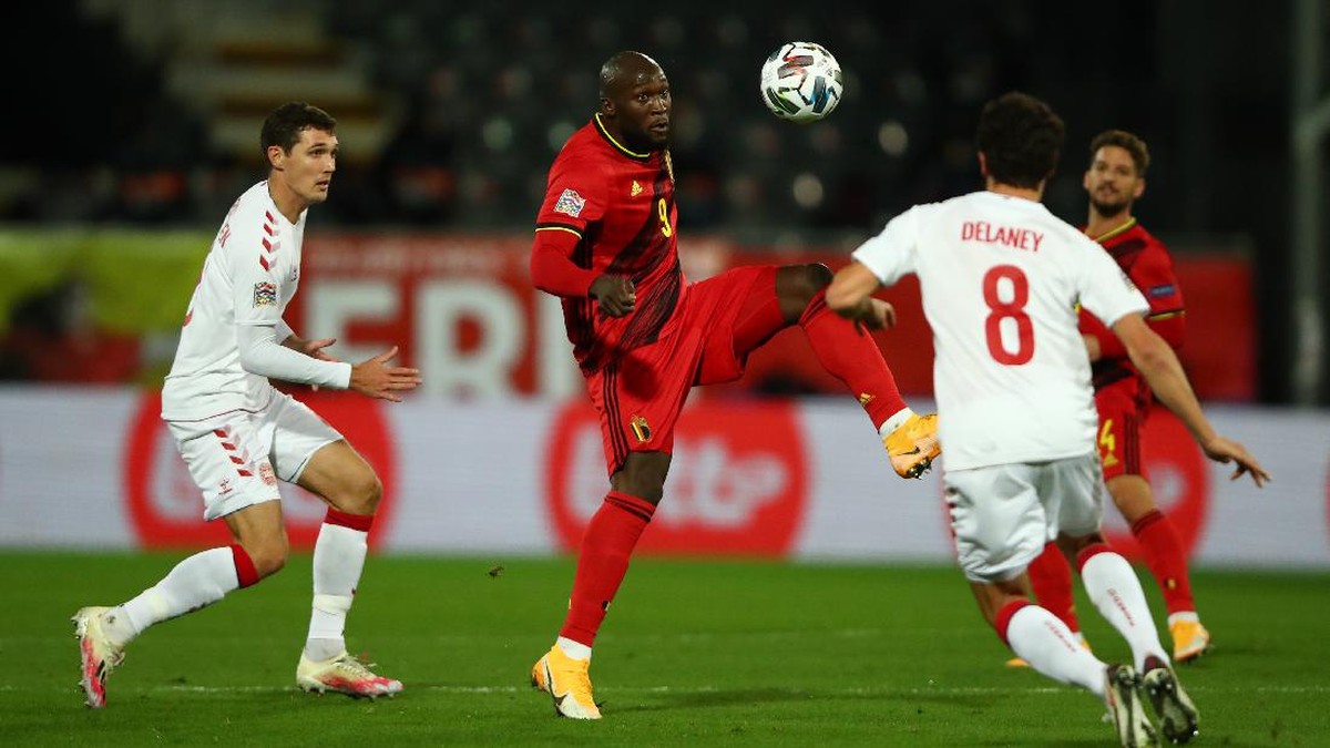 Belgia menang 4-2 atas Denmark dan lolos ke semifnal UEFA Nations League (Foto: Getty Images/Dean Mouhtaropoulos)