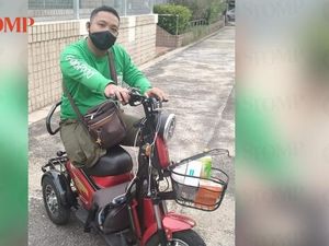 Kisah Ojol yang Kehilangan Satu Kaki Namun Tetap Semangat Antar Makanan