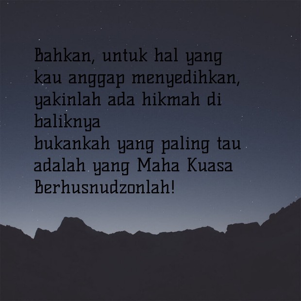 kata mutiara jumat berkah/dok.pribadi kata mutiara jumat berkah anjuran berbaik sangka kepada sang Pencipta/dok.pribadi