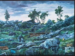 Lukisan Prabu Perdana soal Pandemi Raih Penghargaan Tahunan Asia Tenggara