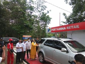 Pertamina Dirikan SPBU Modular di Universitas Riau