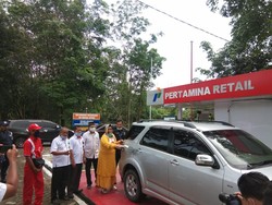 Pertamina Dirikan SPBU Modular di Universitas Riau