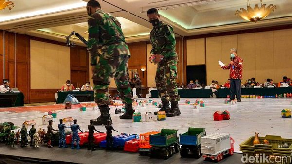 Seperti Ini Simulasi BNPB Antisipasi Erupsi Merapi