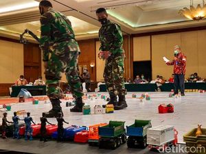 Seperti Ini Simulasi BNPB Antisipasi Erupsi Merapi