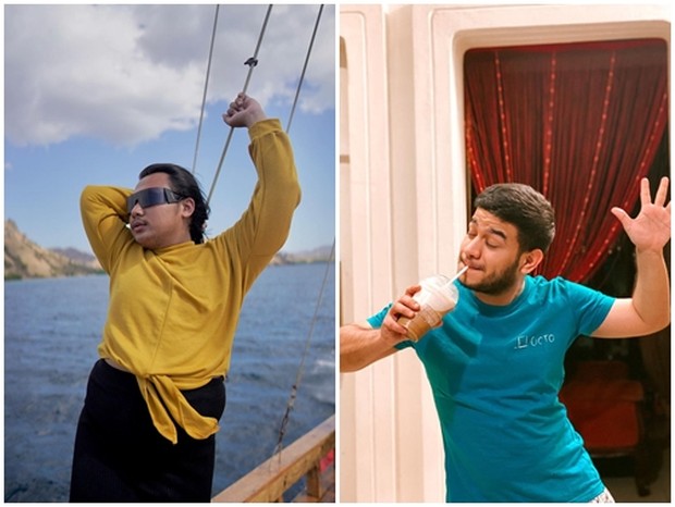 Adu Gaya Keanu Agl Vs Fadil Jaidi/sumber: instagram.com/keanuagl/fadiljaidi/ Potret Keanu dan Fadil yang punya sisi kocak.