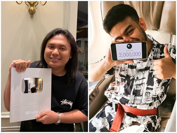 Adu Gaya Keanu Agl Vs Fadil Jaidi/sumber: instagram.com/keanuagl/fadiljaidi/ Keanu dan Fadil yang menjadi sosok influencer menghibur.