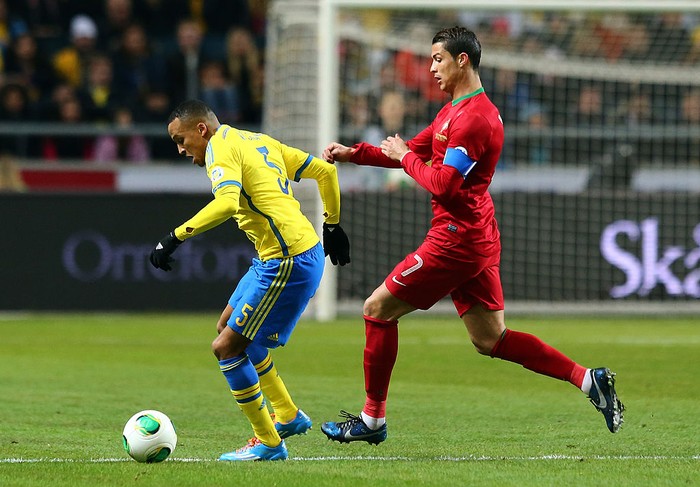 Cristiano Ronaldo PORTO, PORTUGAL - JUNE 05: Cristiano Ronaldo of Portugal celebrates after scoring his team's second goal during the UEFA Nations League Semi-Final match between Portugal and Switzerland at Estadio do Dragao on June 05, 2019 in Porto, Portugal. (Photo by Jan Kruger/Getty Images)