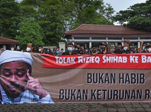 Demo Tolak Habib Rizieq juga Digelar di Serang Banten