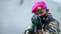 Gelar Pasukan TNI Jelang Latihan di Perairan Natuna Selatan