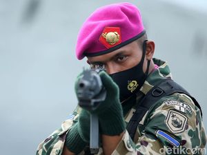 Gelar Pasukan TNI Jelang Latihan di Perairan Natuna Selatan