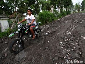 Jalur Evakuasi Gunung Merapi di Klaten Menanti Diperbaiki
