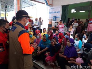 BNPB: Penghuni Pengungsian Merapi Dites Swab Antigen