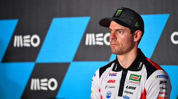 Cal Crutchlow pada konferensi pers jelang MotoGP Portugal 2020.
