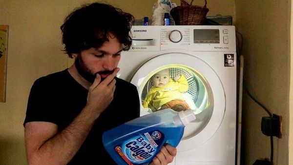 Foto Editan Kocak Momen Ayah Bersama Anak