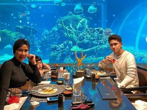 Romantisnya Athalla Naufal dan Venna Melinda saat Makan Malam