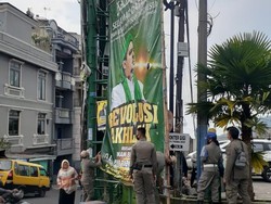 FPI Cianjur Murka Gegara Baliho Habib Rizieq Dicopot Satpol PP
