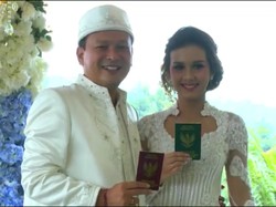 Ucapan Selamat dari Selebriti untuk Pernikahan Banyu Biru dan Anastasia Adamova