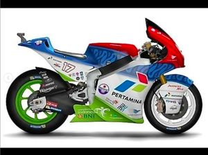 Mandalika Racing Team Pamer Desain Motor Balap, Ada Motif Batiknya