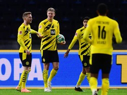 Erling Haaland Empat Gol, Dortmund Gilas Hertha Berlin 5-2