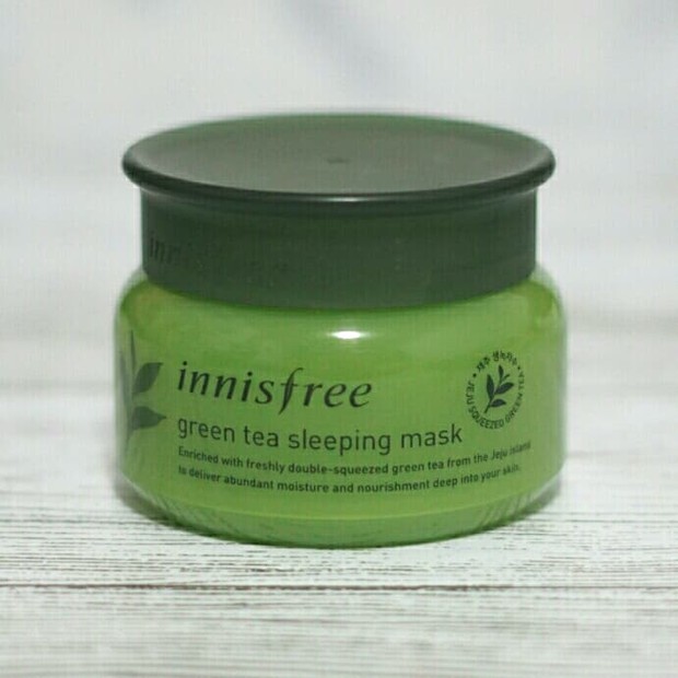 foto: pinterest.com Innisfree Green Tea Sleeping Mask