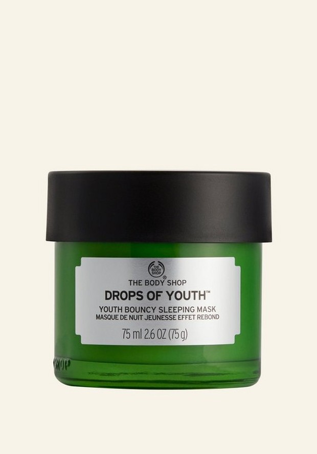 foto: thebodyshop.com The Body Shop Drops Of Youth Bouncy Sleeping Mask