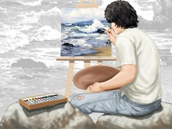 Mentari Pergi di Ujung Dermaga Ini