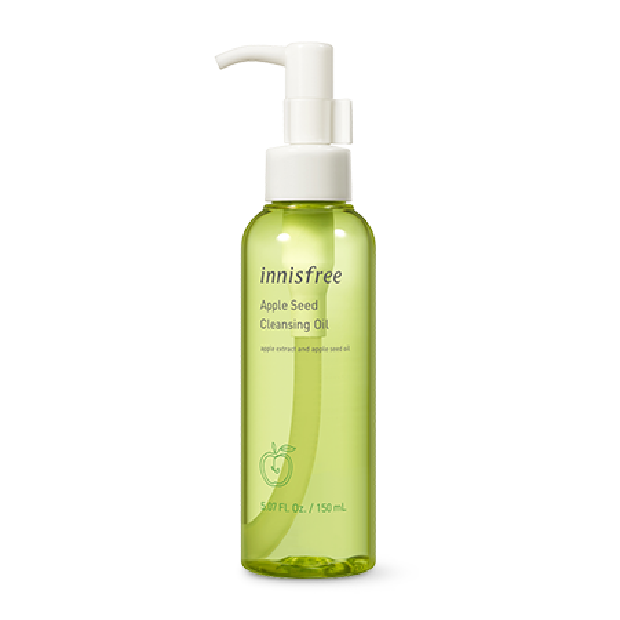 Innisfree.com/Innisfree Apple Seed Cleansing Oil Skincare korea untuk kulit sensitive yang pertama adalah Apple Seed Cleansing Oil, minyak pembersih yang terbuat dari minyak biji apel dan ekstrak buah apel ini bisa membersihkan bekas makeup secara menyeluruh, membuat kulit jadi lembut dan lebih bersih.