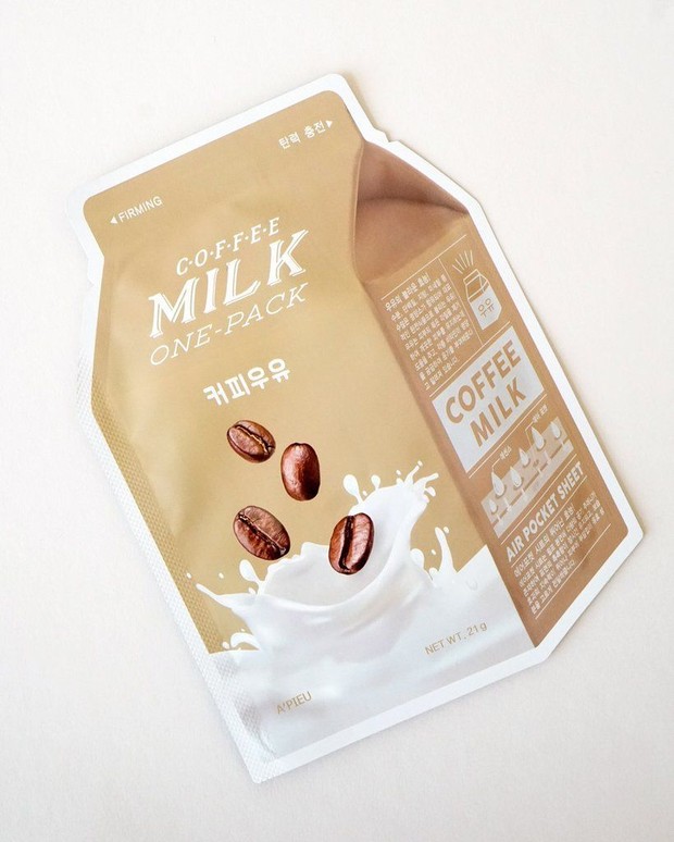 Coffee Milk One Pack Sheet Mask